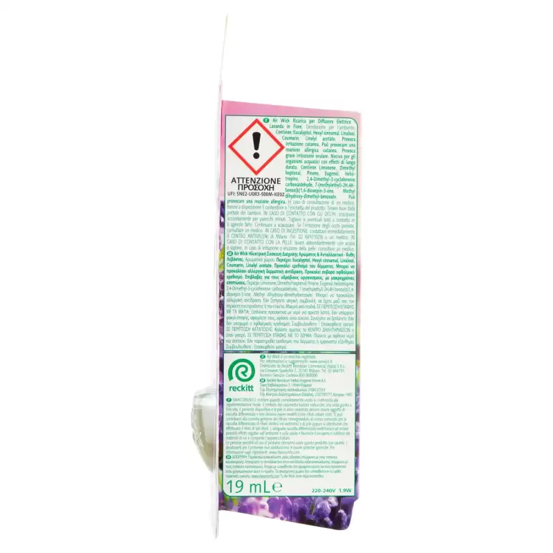 Air Wick Odorizant Lavanda Inflorita Difuzor Electric 19 ml Bax 12 buc.